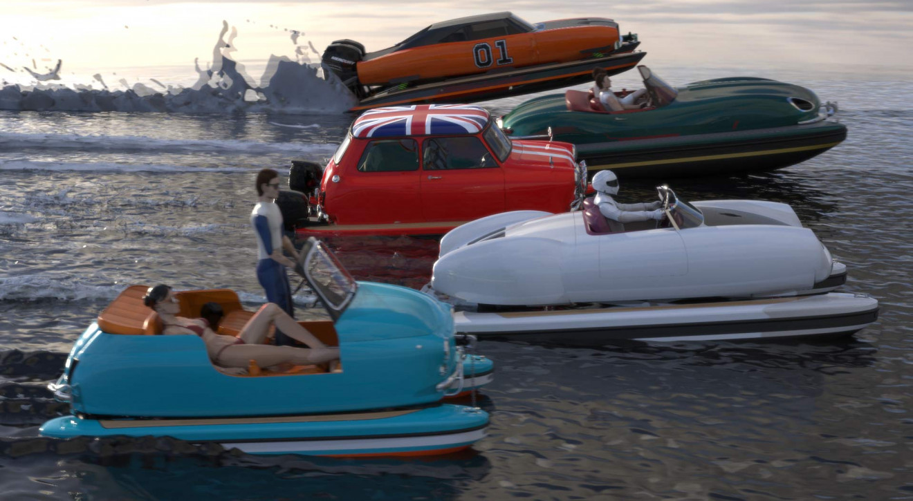 Floating motors - pływające samochody przyszłości