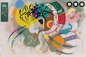 Vasily Kandinsky, Dominant Curve - 1936 / Muzeum Salomona R. Guggenheima w Nowym Jorku 