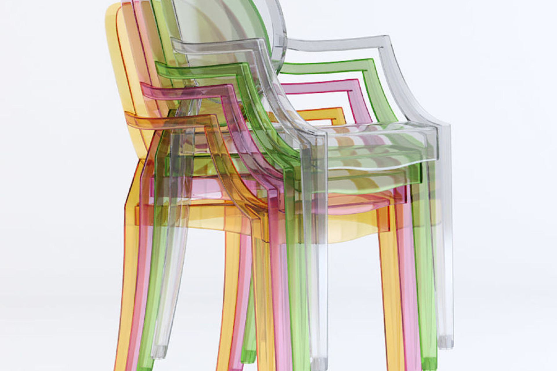 Krzesła Louis Ghost / Kartell