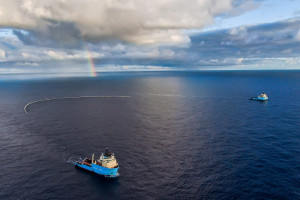 System 002 w praktyce/fot. Ocean Cleanup