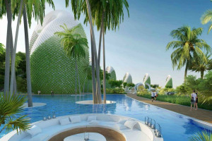 Nautilus Eco-Resort, ekologiczny kurort na Filipinach/fot. Vincent Callebaut Architectures