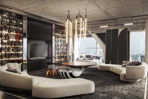 Apartament na Złotej44 / Tissue Architecture