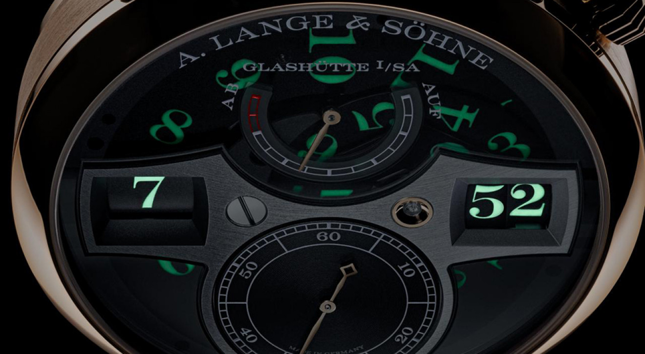 A. Lange & Söhne Zeitwerk Lumen – złoty zegarek, który świeci w ciemności