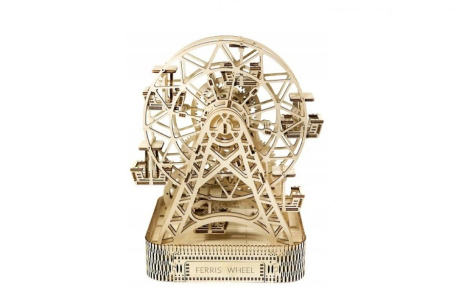 Diabelski młyn - puzzle 3D z drewna