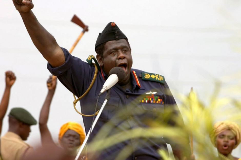 Forest Whitaker jako Idi Amin/fot. kadr z filmu