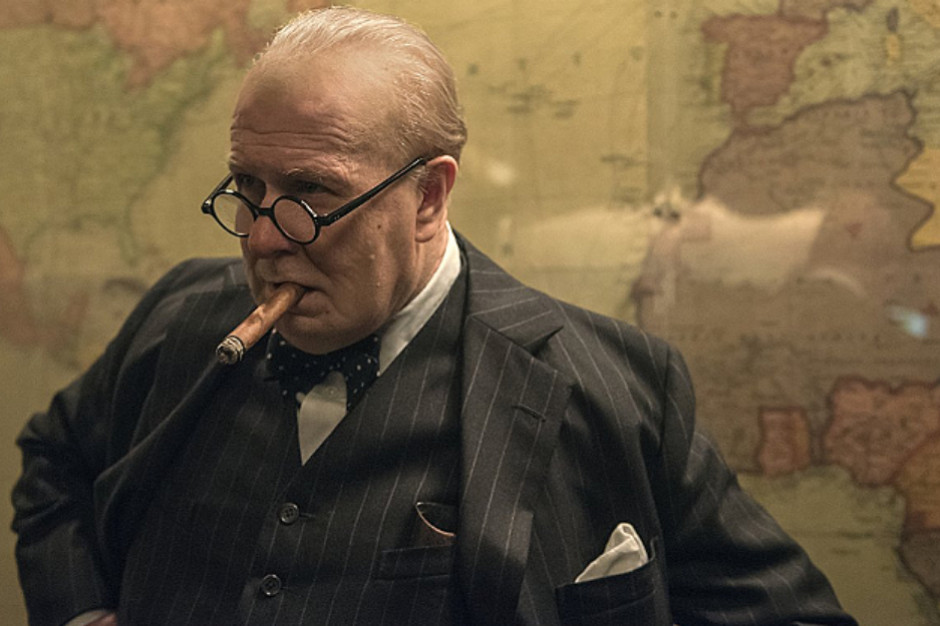 Gary Oldman jako Winston Churchill/fot. kadr z filmu