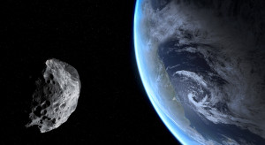 Asteroida lecąca w kierunku Ziemi/fot. Shutterstock