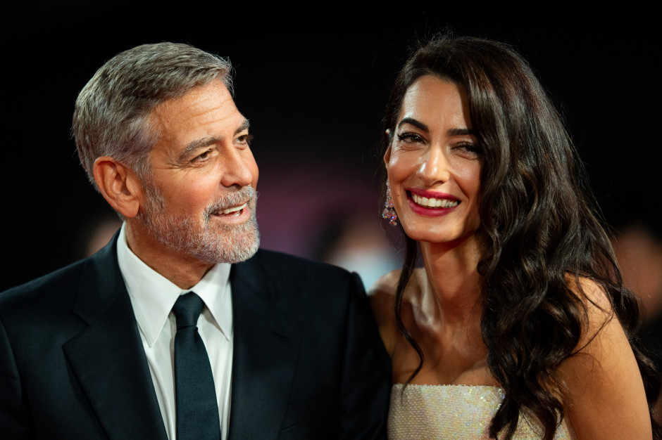 George Clooney ze swoją żoną Amal/ fot. Samir Hussein, via Getty Images
