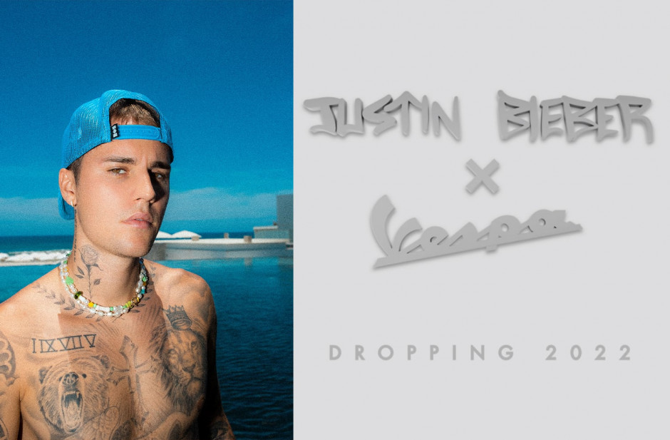 Justin Bieber podpisał kontrakt z Vespą / materiały prasowe