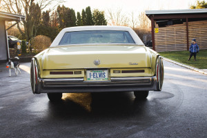 Cadillac fleetwood brougham - oryginalna tablica rejestracyjna/fot. Car & Classic