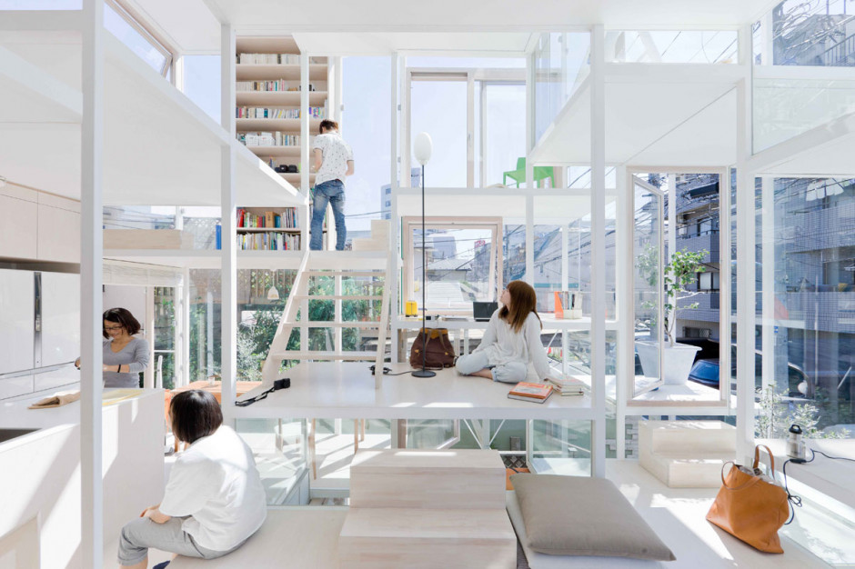 Transparent House. Projekt i zdjęcia: Sou Fujimoto Architects