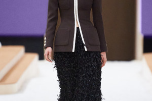 Chanel haute couture wiosna-lato 2022 - LOOK 4/ materiały prasowe Chanel 
