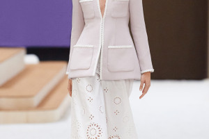 Chanel haute couture wiosna-lato 2022 - LOOK 5/ materiały prasowe Chanel 