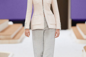 Chanel haute couture wiosna-lato 2022 - LOOK 6/ materiały prasowe Chanel 
