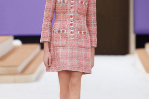 Chanel haute couture wiosna-lato 2022 - LOOK 9/ materiały prasowe Chanel 