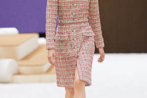 Chanel haute couture wiosna-lato 2022 - LOOK 12/ materiały prasowe Chanel 