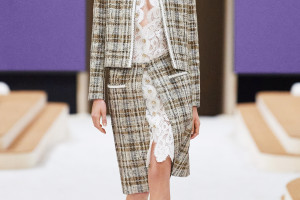 Chanel haute couture wiosna-lato 2022 - LOOK 14/ materiały prasowe Chanel 