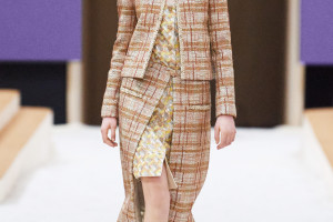 Chanel haute couture wiosna-lato 2022 - LOOK 15/ materiały prasowe Chanel 