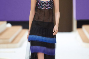 Chanel haute couture wiosna-lato 2022 - LOOK 32/ materiały prasowe Chanel 