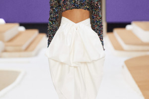 Chanel haute couture wiosna-lato 2022 - LOOK 41/ materiały prasowe Chanel 