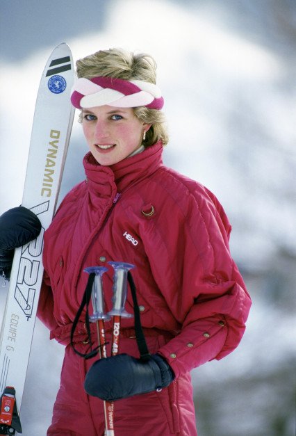 Księżna Diana na stoku / Getty Images