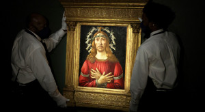 Obraz "Człowiek boleści" Sandro Botticellego sprzedany na aukcji za 45,5 mln dolarów / Getty Images
