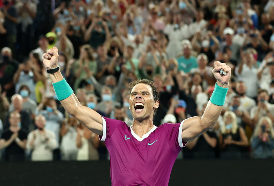 Rafael Nadal wygrał Australian Open 2022 / Getty Images