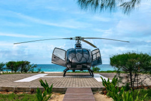 Luksusowa wyspa Thanda - dolecieć można tu tylko helikopterem / materiały prasowe 