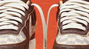 Louis Vuitton x Nike Air Force 1 by Virgil Ablog/fot. Sotheby's