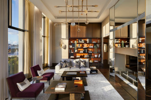 Luksusowy penthouse w Londynie - salon / Canary Wharf Group