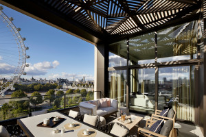 Luksusowy penthouse w Londynie - taras z widokiem / Canary Wharf Group