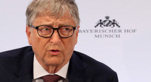 Bill Gates podczas Munich Security Conference 2022/fot. Alexandra Beier - Getty Images