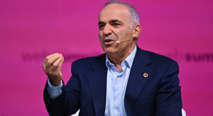 Garri Kasparov podczas Web Summit 2021/fot. Piaras Ó Mídheach, via Getty Images