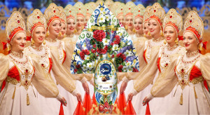 Czekoladki wielkanocne Dolce&Gabbana x Baci Perugina Talia jak rosyjskie kokoszniki / materiały prasowe, wikimedia commons