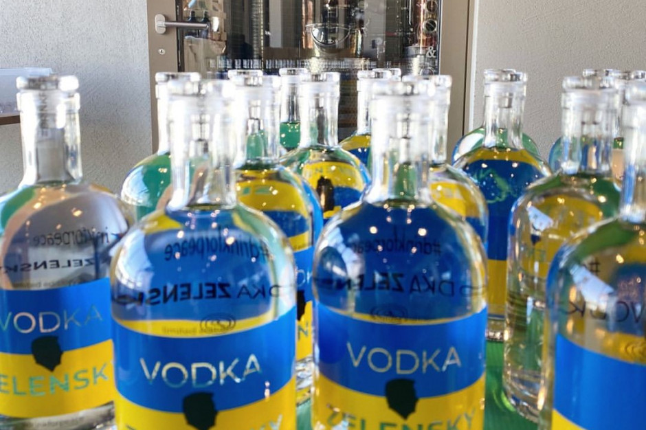 Wódka "Zelensky" już w sprzedaży / Instagram @ edelwhitegin