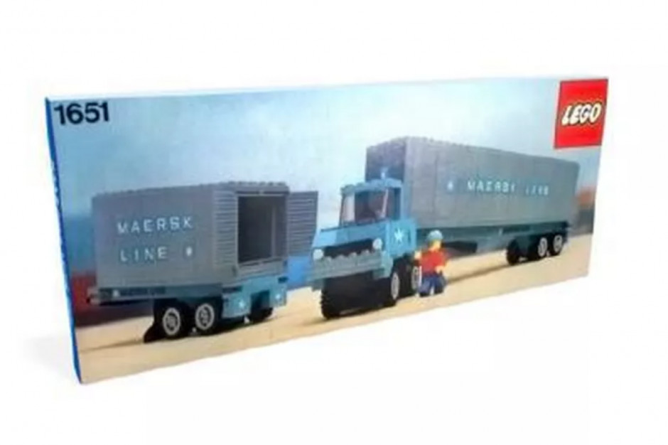 LEGO ciężarówka firmy transportowej Maersk/fot. BrickEconomy
