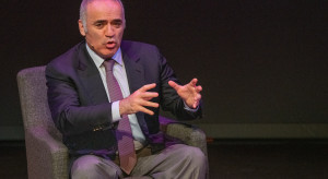 Garri Kasparow podczas Oslo Freedom Forum/fot. Julia Reinhart/Getty Images