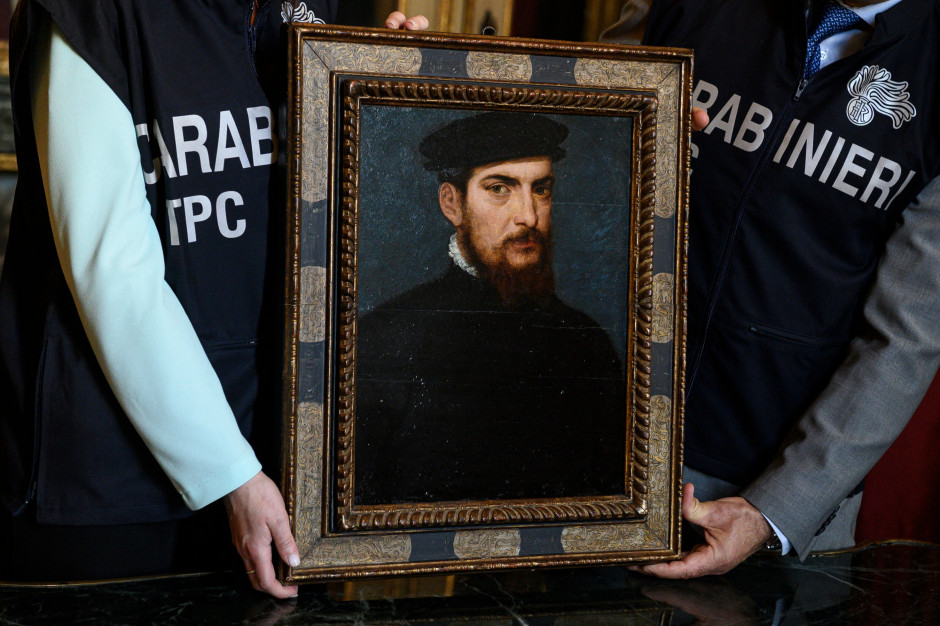 Policja odzyskała zaginione dzieło Tycjana. Wartość obrazu to 7 mln dolarów