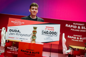 Jan-Krzysztof Duda wygrywa elitarny turniej szachowy Superbet Rapid & Blitz Poland