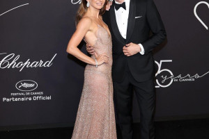 Anna Lewandowska i Robert Lewandowski na imprezie marki Chopard w Cannes / Instagram @_rl9