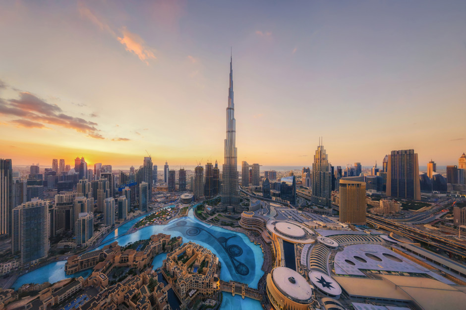 Widok na Burdż Khalifa, najwyższy budynek na świecie/fot. Shutterstock