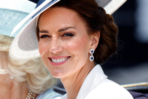 Kate Middleton i jej sekretne modowe przesłanie na obchodach jubileuszu królowej Elżbiety II / Getty Images