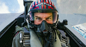 Tom Cruise w roli Mavericka / kadr z filmu "Top Gun. Maverick"