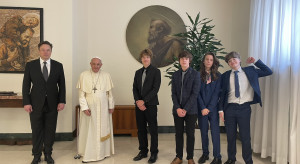 Elon Musk spotkał się w Watykanie z papieżem Franciszkiem/fot. @elonmusk, Twitter