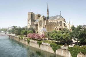 PARYŻ planuje urbanistyczny lifting wokół katedry Notre Dame. Chce przygotować się na zmiany klimatu