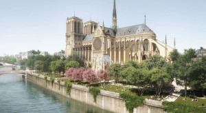 Odbudowa katedry Notre Dame - plan urbianistyczny / Bureau Bas Smets