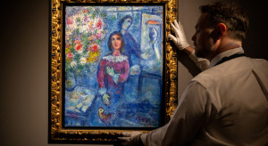 Obraz Le Modele, Marc Chagall, fot. Alexi Rosenfeld/Getty Images