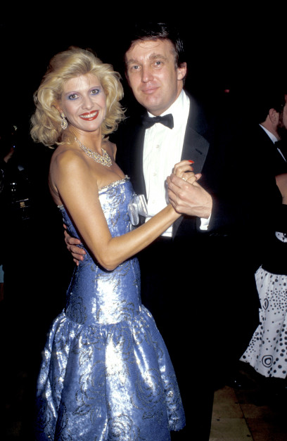 Donald Trump i jego pierwsza żona Ivana Trump / Getty Images 