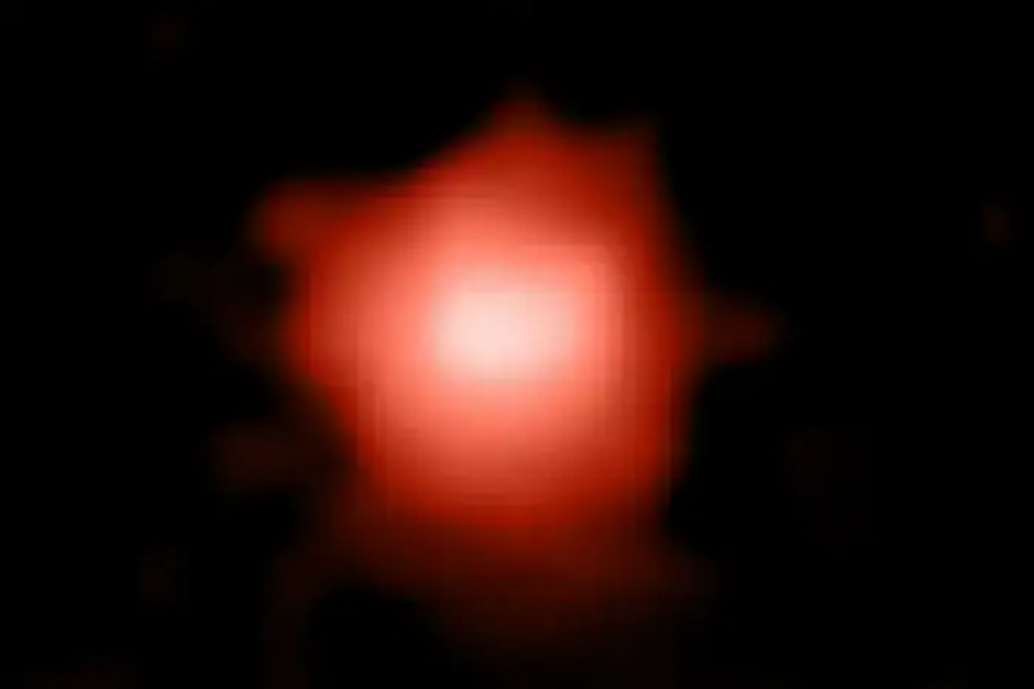 Galaktyka GLASS-z13, fot. NASA/CSA/ESA/STScI 