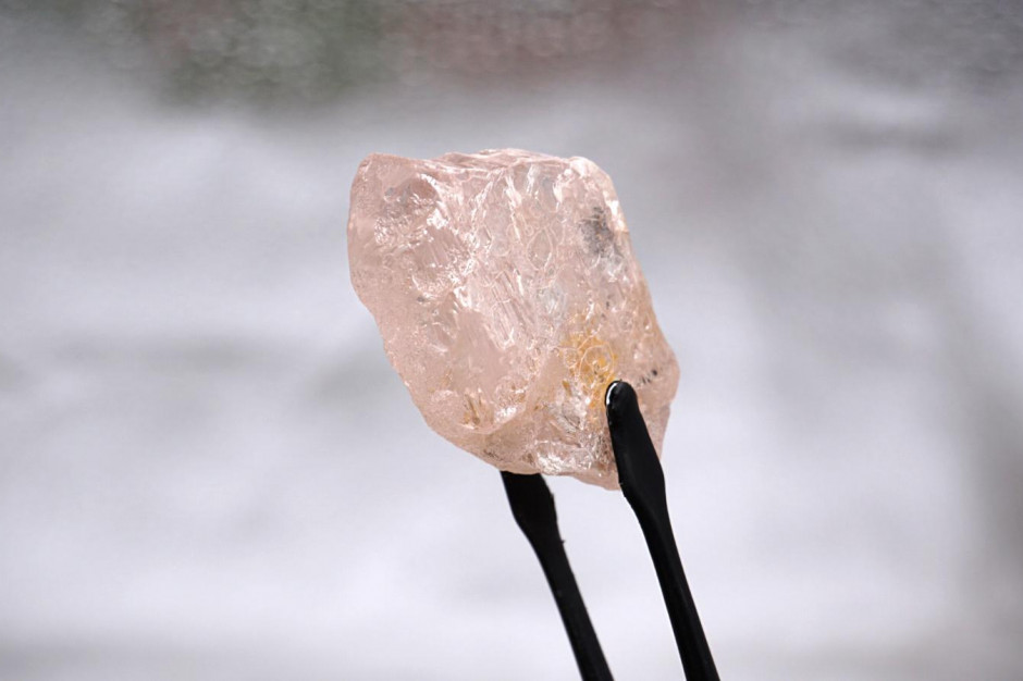 Różowy diament Lulo Rose to największe odkrycie w kopalni diamentów od 300 lat / Lucapa Diamond Co.